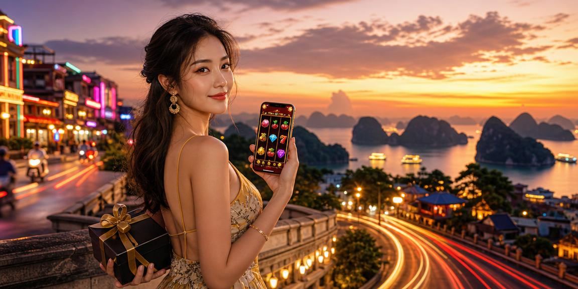 Người chơi Hạ Long tham gia slot game neon tại 6427